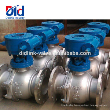 Automated Flanged Stainless Steel Welded Welding Motorized 1 Inch Pneumatic Actuated Ball Valve